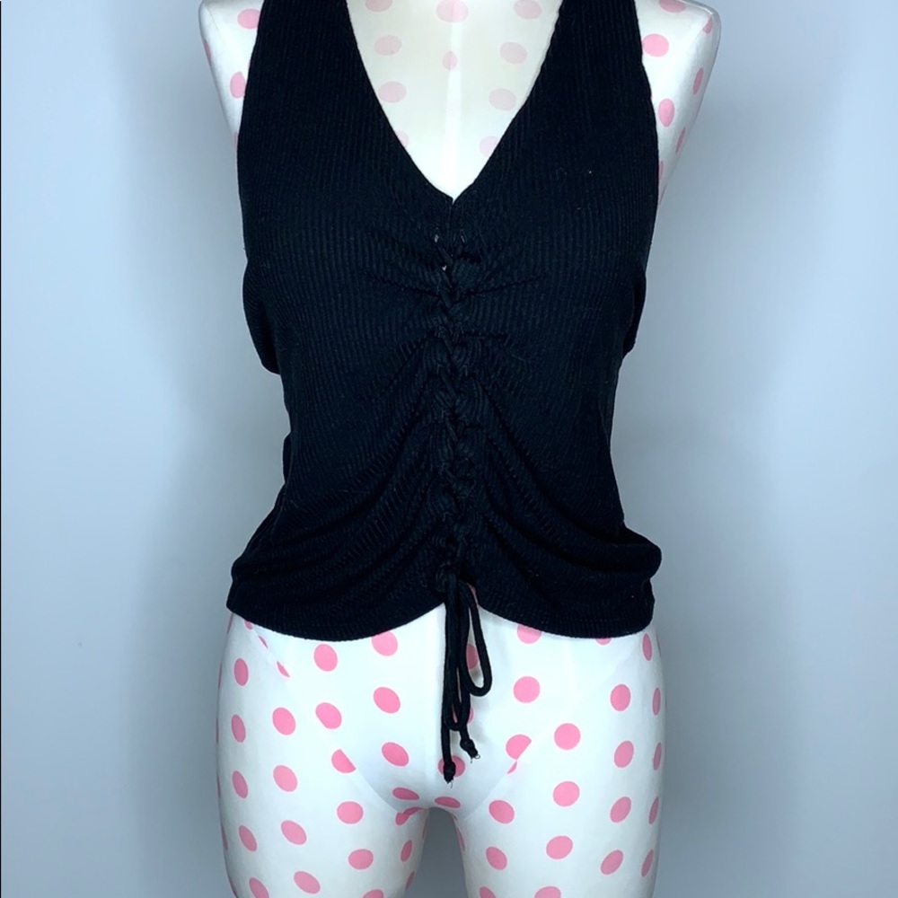 American Eagle Lace Up Tank Top